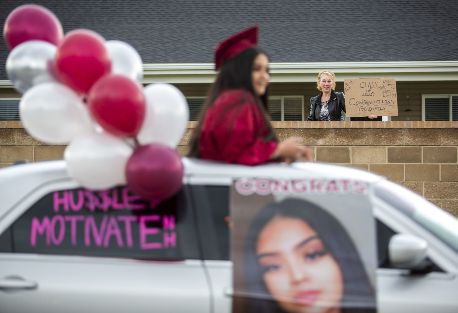 Canyon Ridge seniors honored in graduation parade